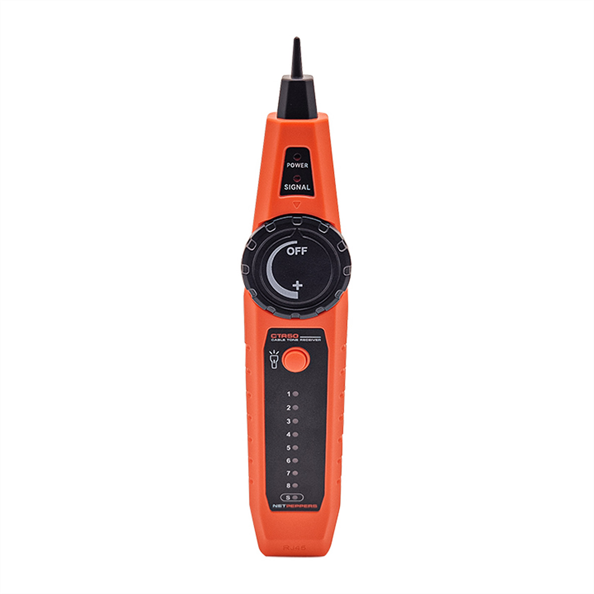 NetPeppers Cable Tone Receiver, Analoger Tonempfänger zur Kabelortung Kabeltester
