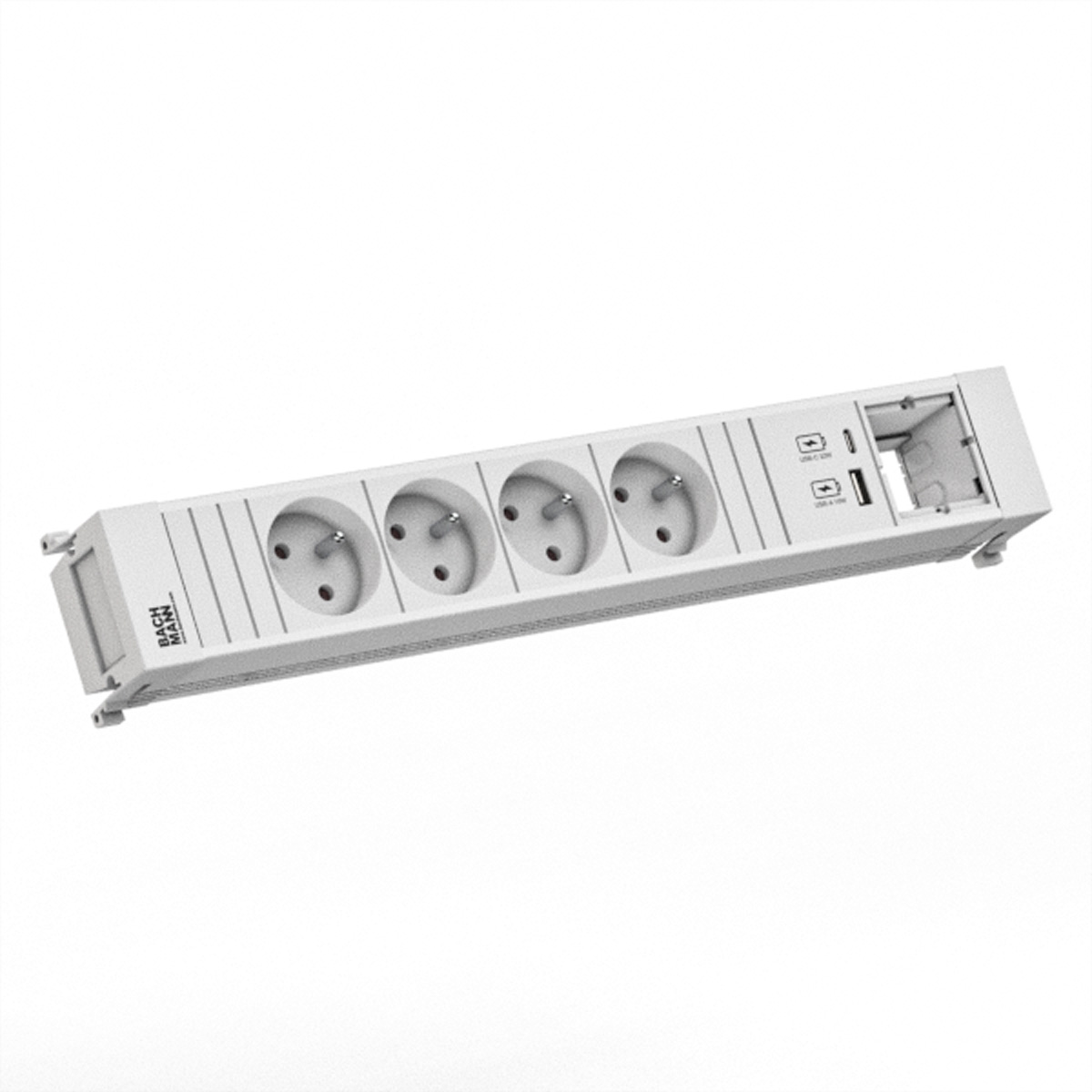 BACHMANN POWER FRAME 4xUTE 1xUSB A/C 22W 0,2m GST18