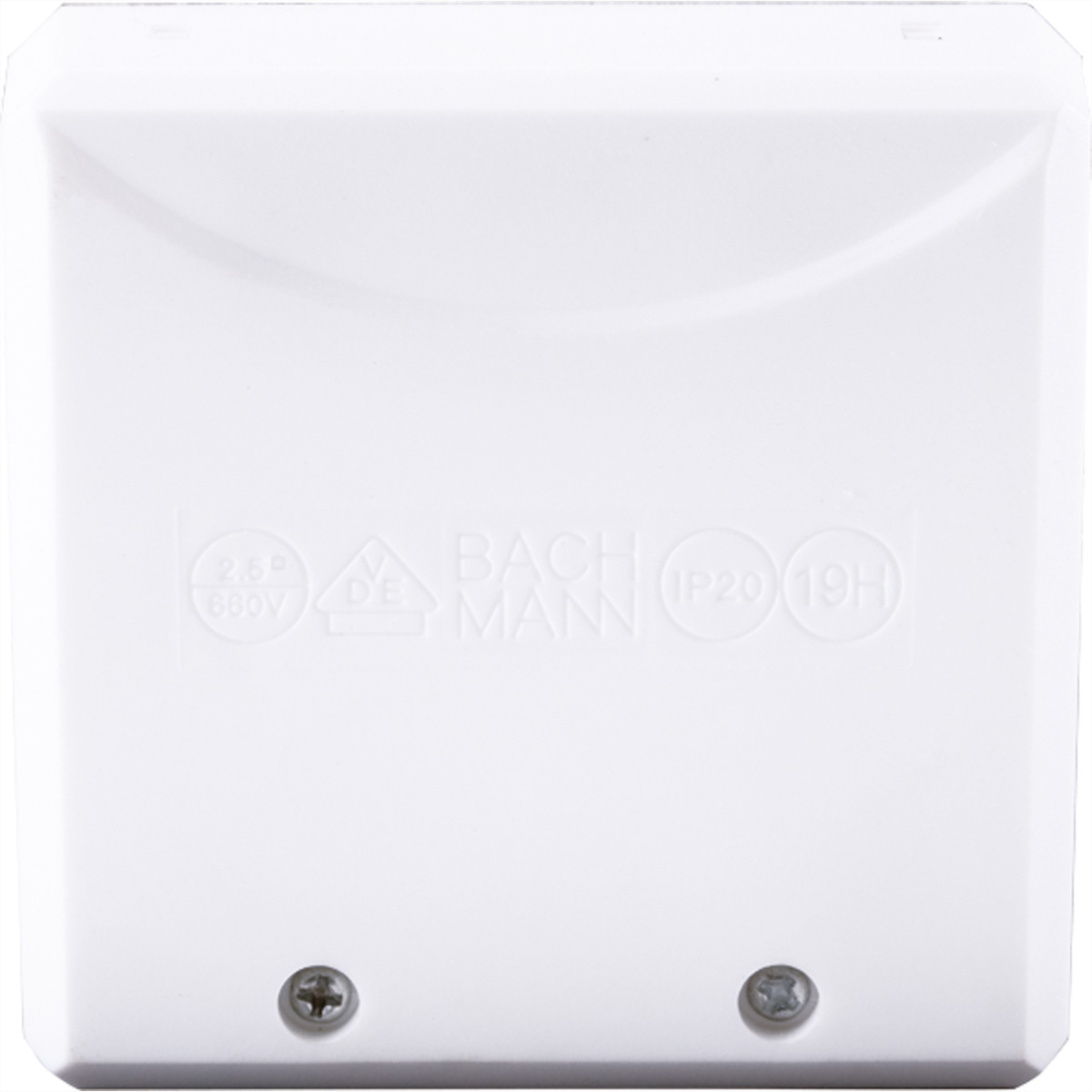 BACHMANN Herdanschlussdose AP/UP weiß, 16A/400V (0,75 - 2,5mm²)