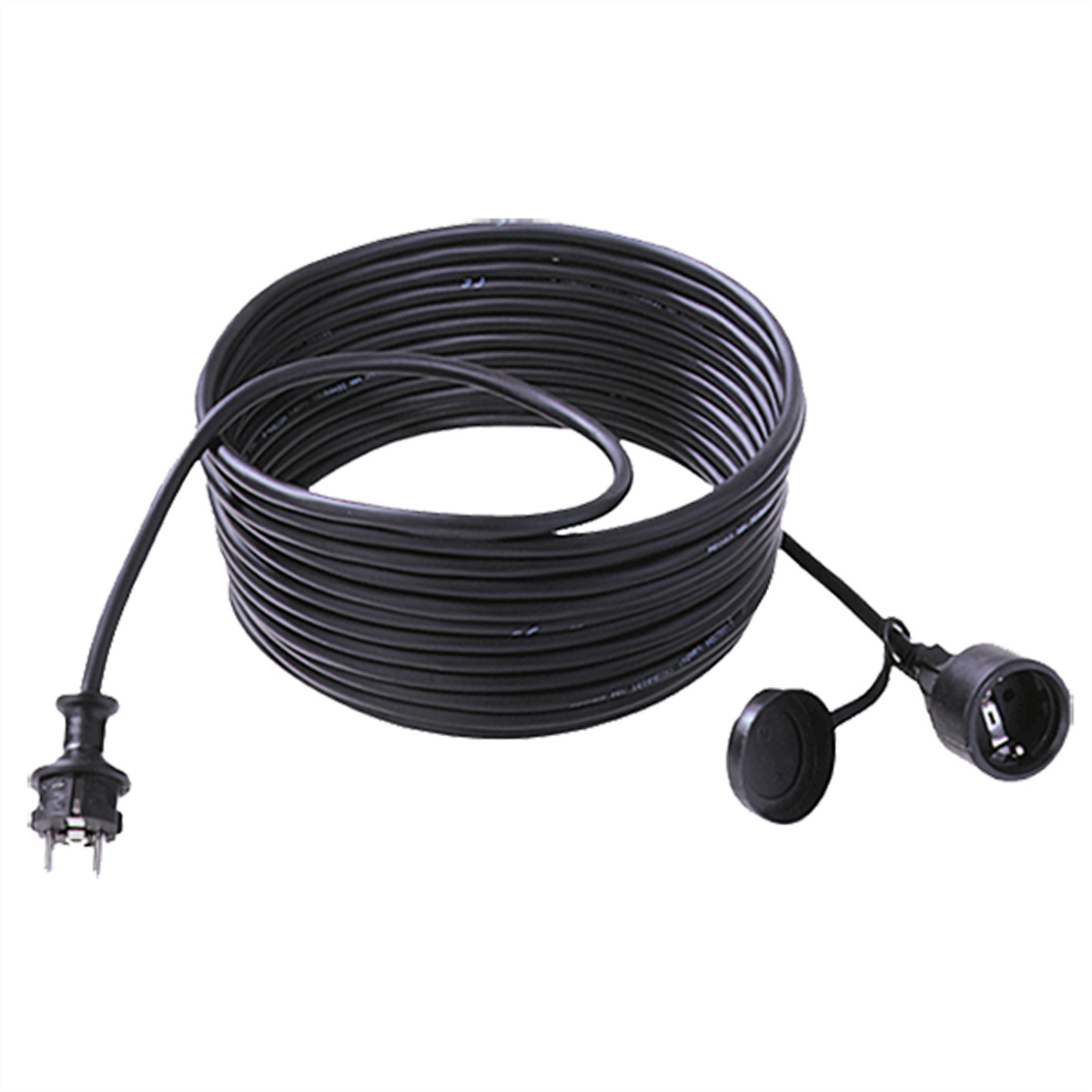 BACHMANN Extension 3G2,5mm², H07RN-F Gummi/Neopren Schutzkontakt, schwarz, 10 m BACHMANN Extension 3G2,5mm², H07RN-F Gummi/Neopren Schutzkontakt, schwarz, 10 m