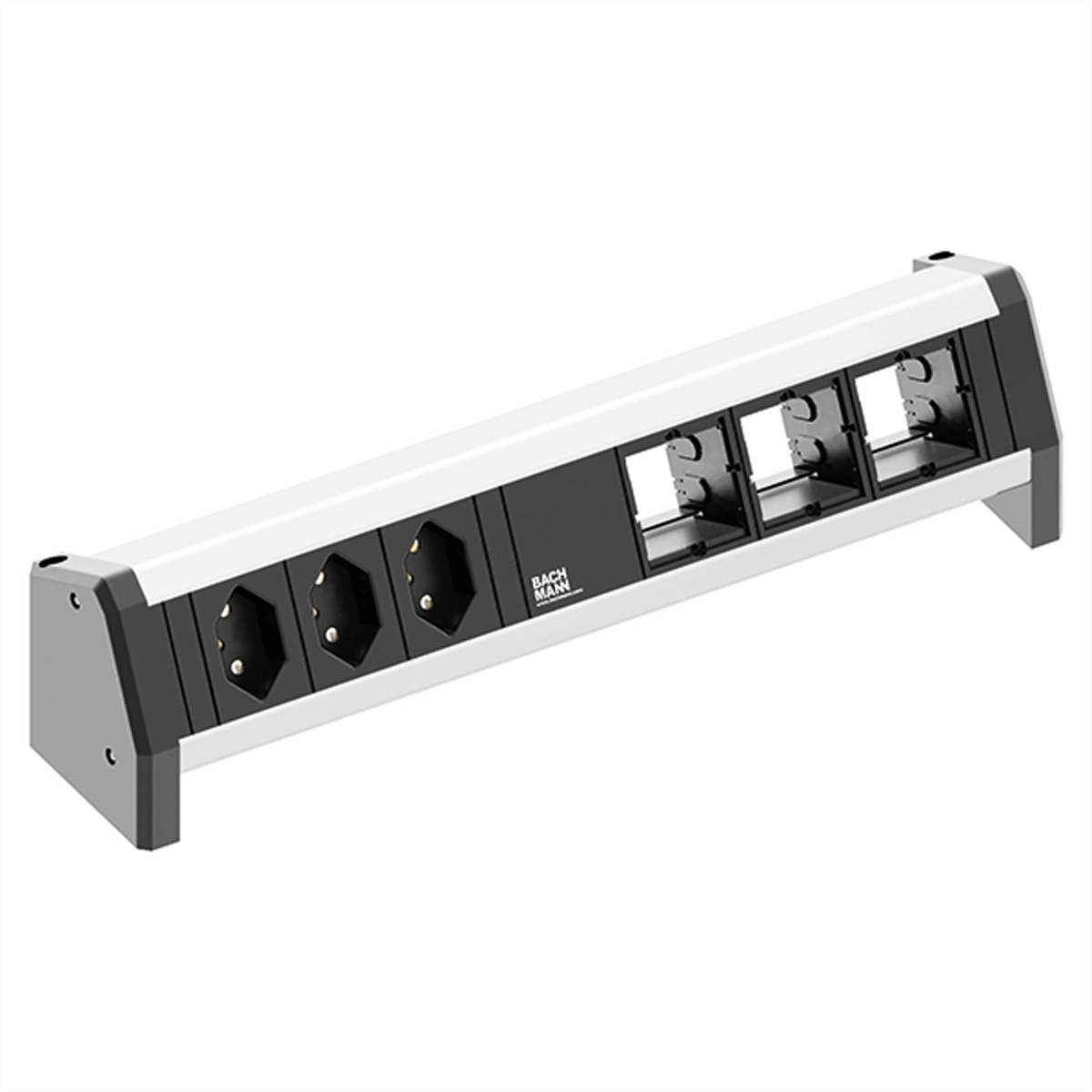 BACHMANN DESK 3xCH 3xCM GST18, Schweiz Aufbau-Anschlussfelder DESK1