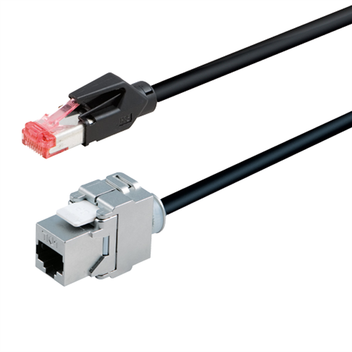 BACHMANN CAT6A RJ45 Leitung 5m Buchse, TKM Keystone