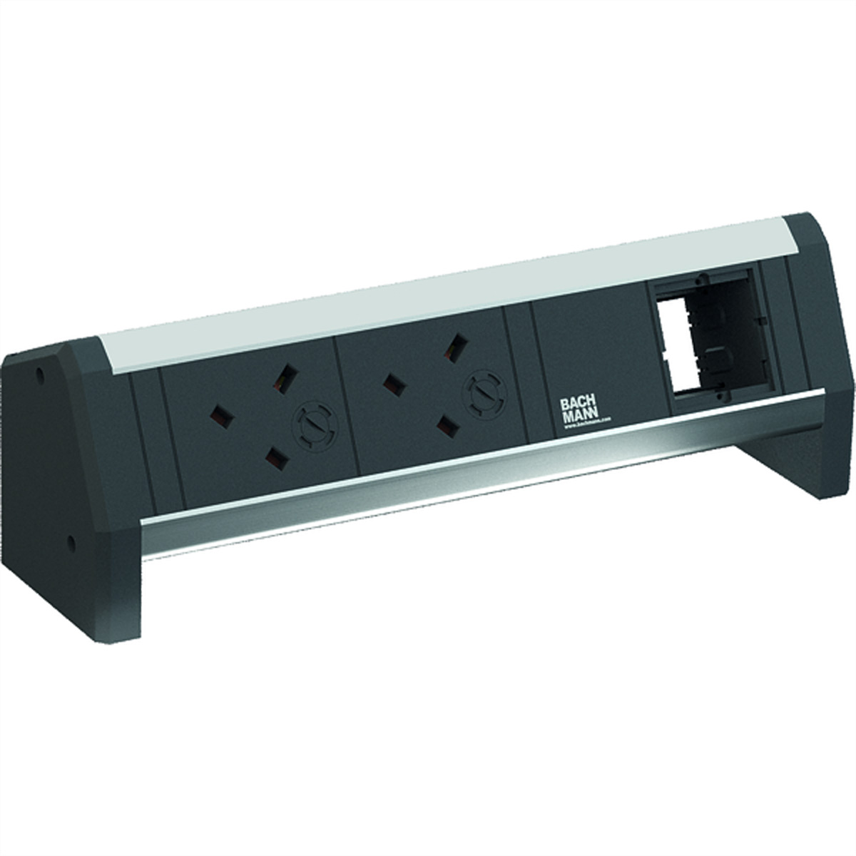 BACHMANN DESK 2xUK 3,15A 1xCM GST18, United Kingdom Aufbau-Anschlussfelder DESK1