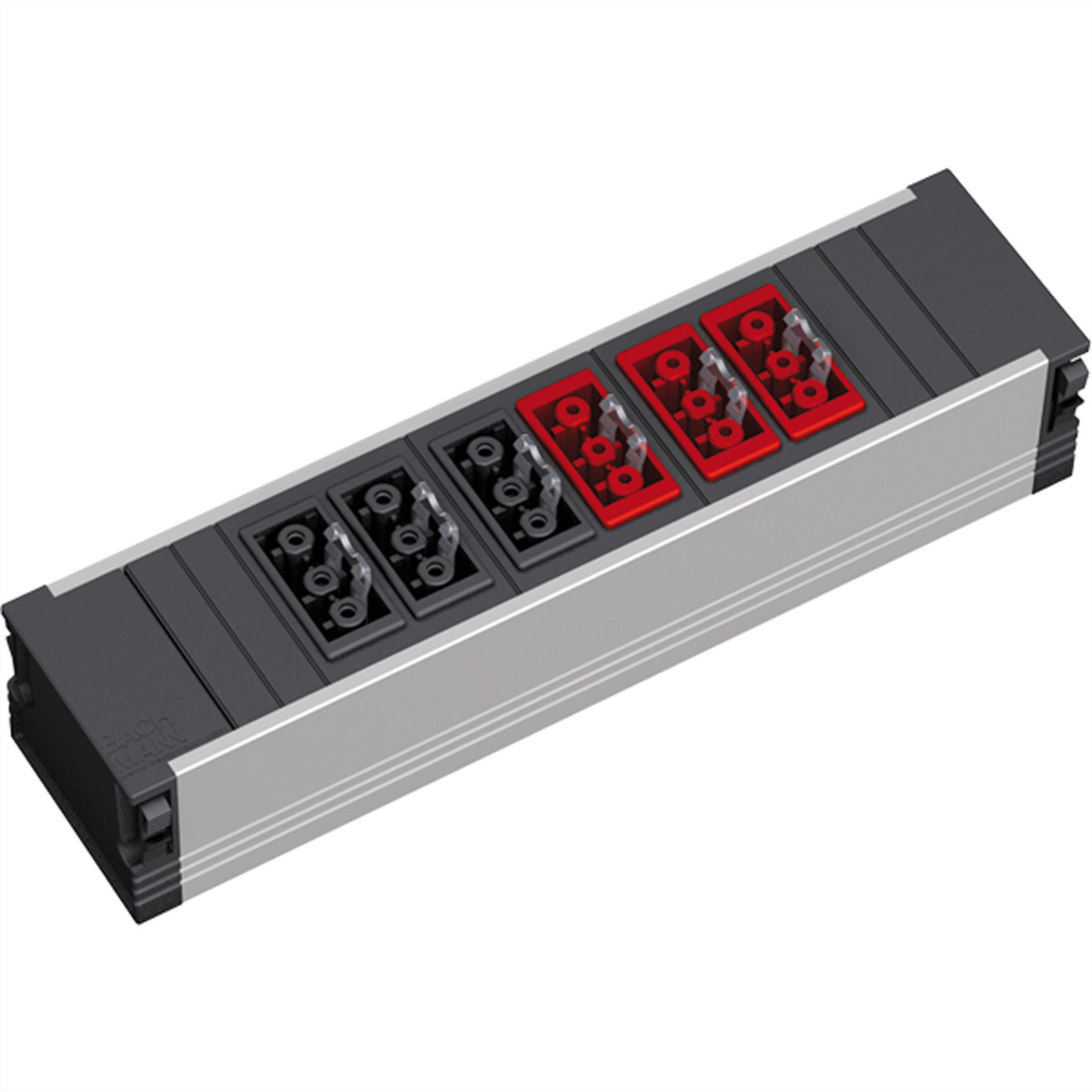 BACHMANN CONSOLIDATION POINT, 3xGST18 sw 3xGST18 rot Strom GST18in/out Stromversorgung