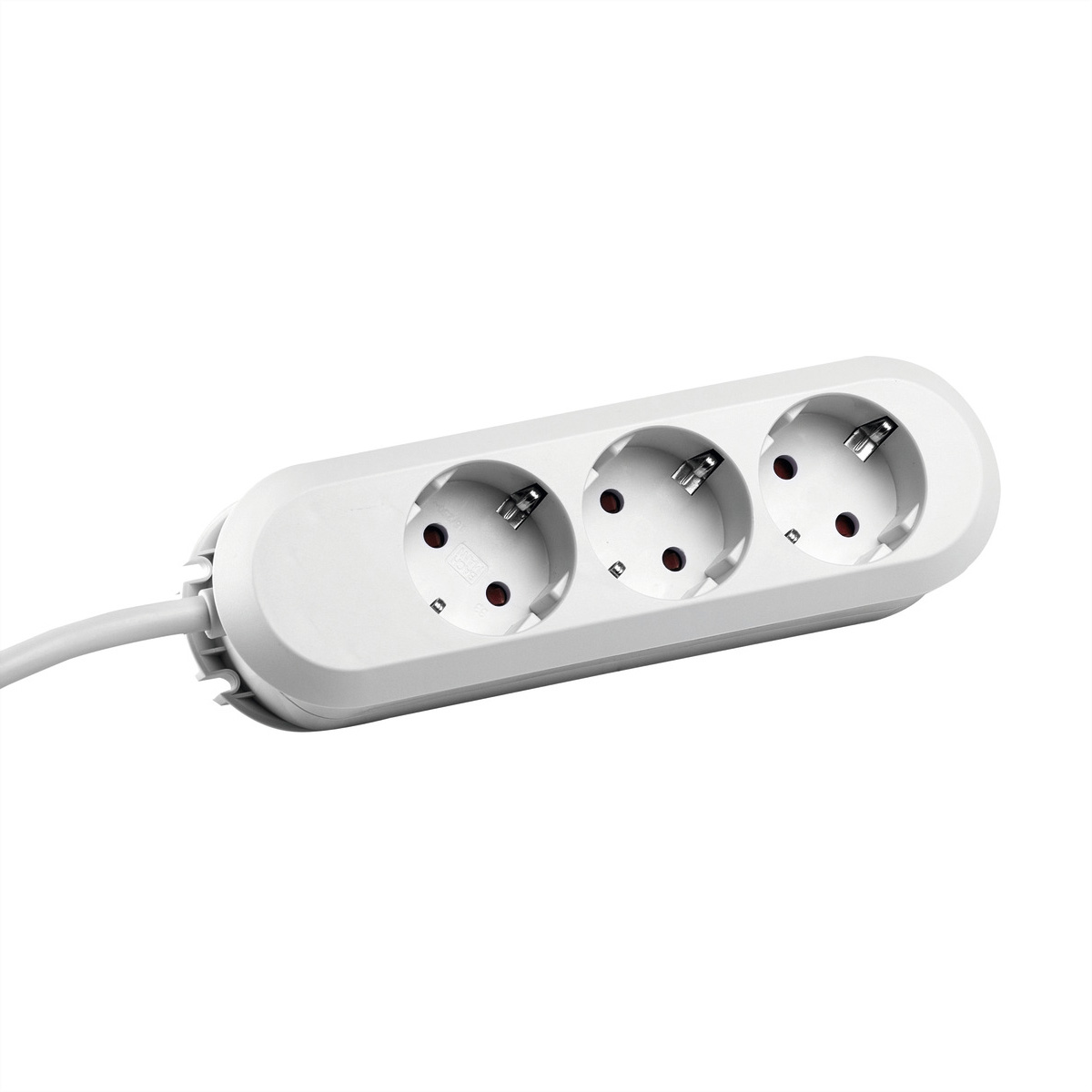 BACHMANN SMART Steckdosenleiste 3x Schutzkontakt, weiß, 3 m Steckdosenleiste
