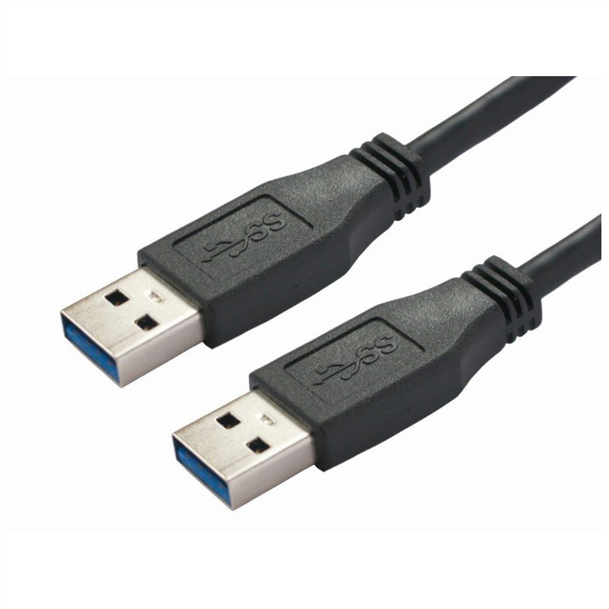 BACHMANN USB 3.0 Kabel A/A 1:1, schwarz, 1 m