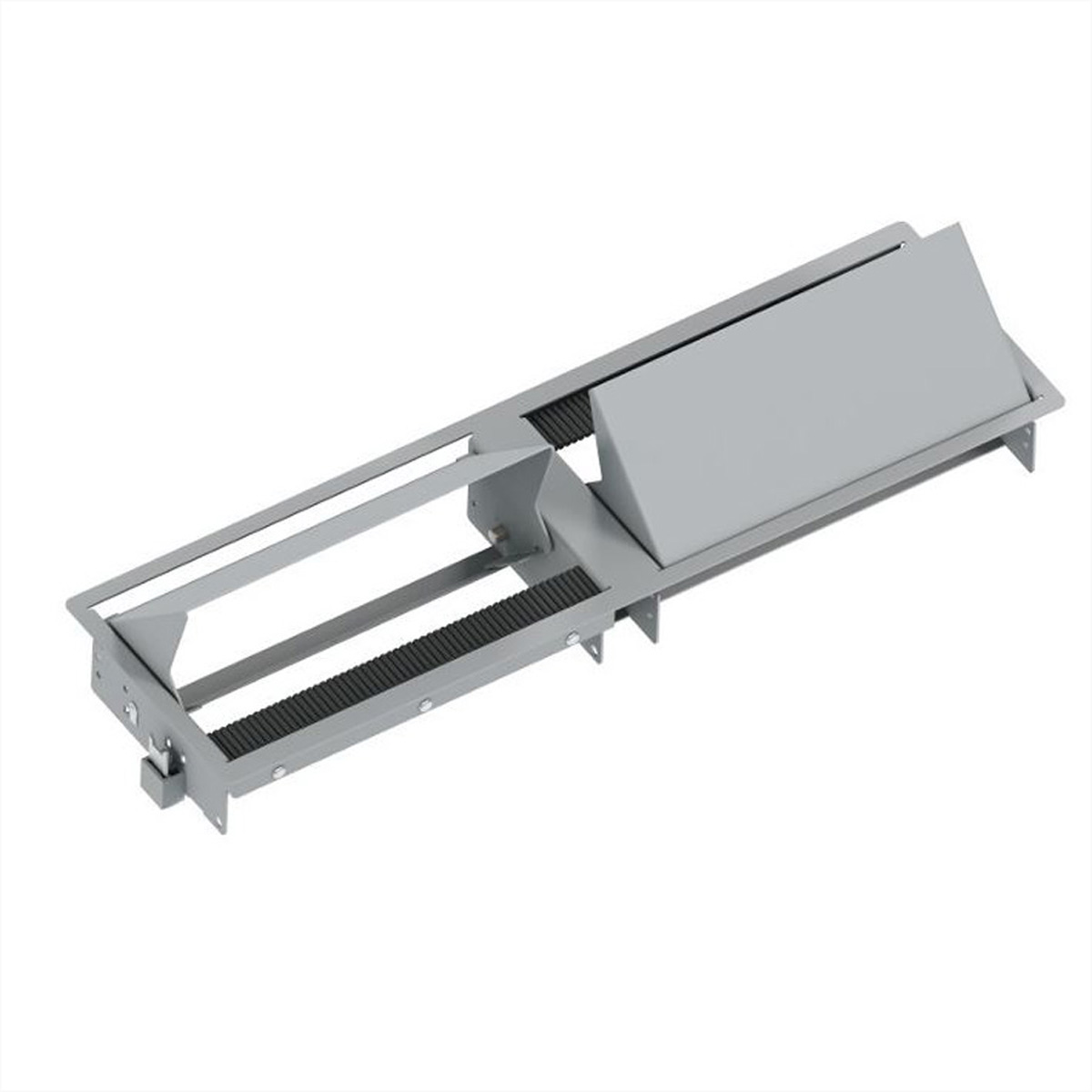 BACHMANN CONI DUO Einbaurahmen 2 x Small, grau Einbau-Anschlussfelder CONI