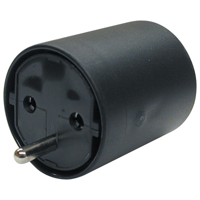 Fix -Adapter D Schutzkontakt / CH 3-polig (T12), Retail Verpackung