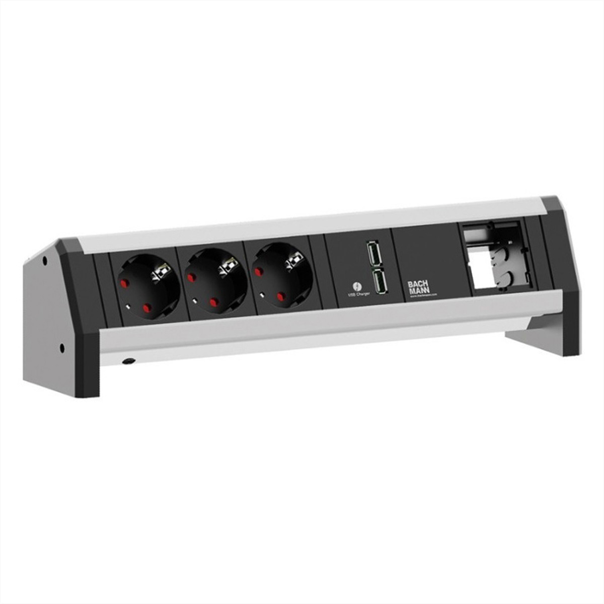 BACHMANN DESK 3x Schutzkontakt 1x USB Charger 1x ABD GST18 BACHMANN DESK 3x Schutzkontakt 1x USB Charger 1x ABD GST18