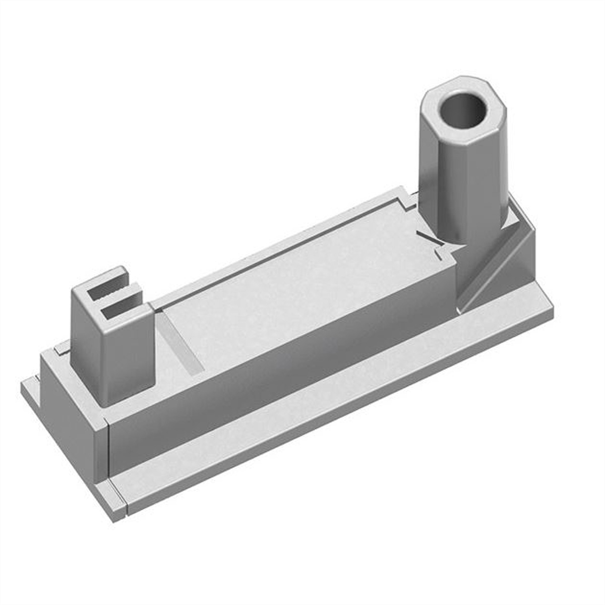 BACHMANN Desk2 Klebesockel-Set, weiß