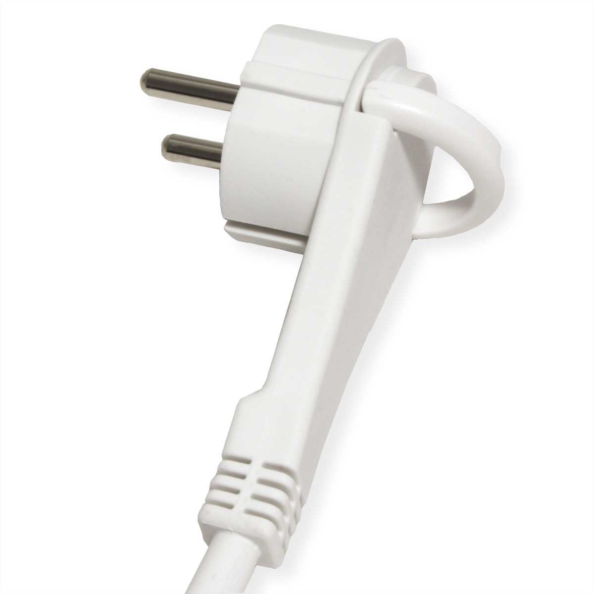 ROLINE 4-fach Steckdosenleiste mit Schalter, rund, UTE Version, USB-Charger A+C, blau, 1,5 m