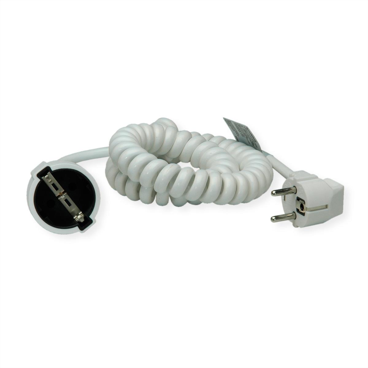 BACHMANN Wendelleitung 0,5m-2m weiss, H05VV-F 3G1,5mm²  (BILD2)