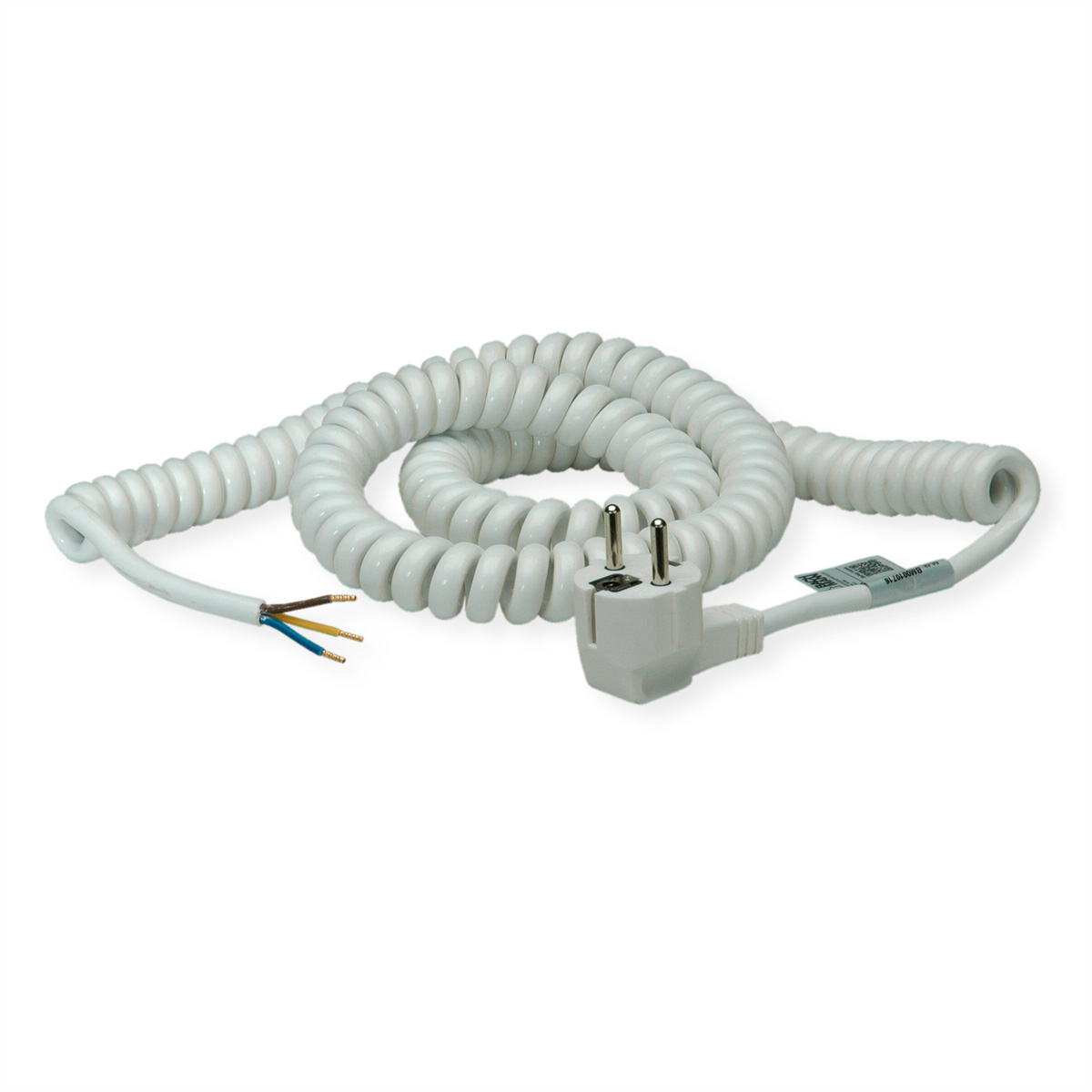 BACHMANN Wendelleitung 1-4m weiss, H05VV-F 3G1,5mm²  (BILD2)