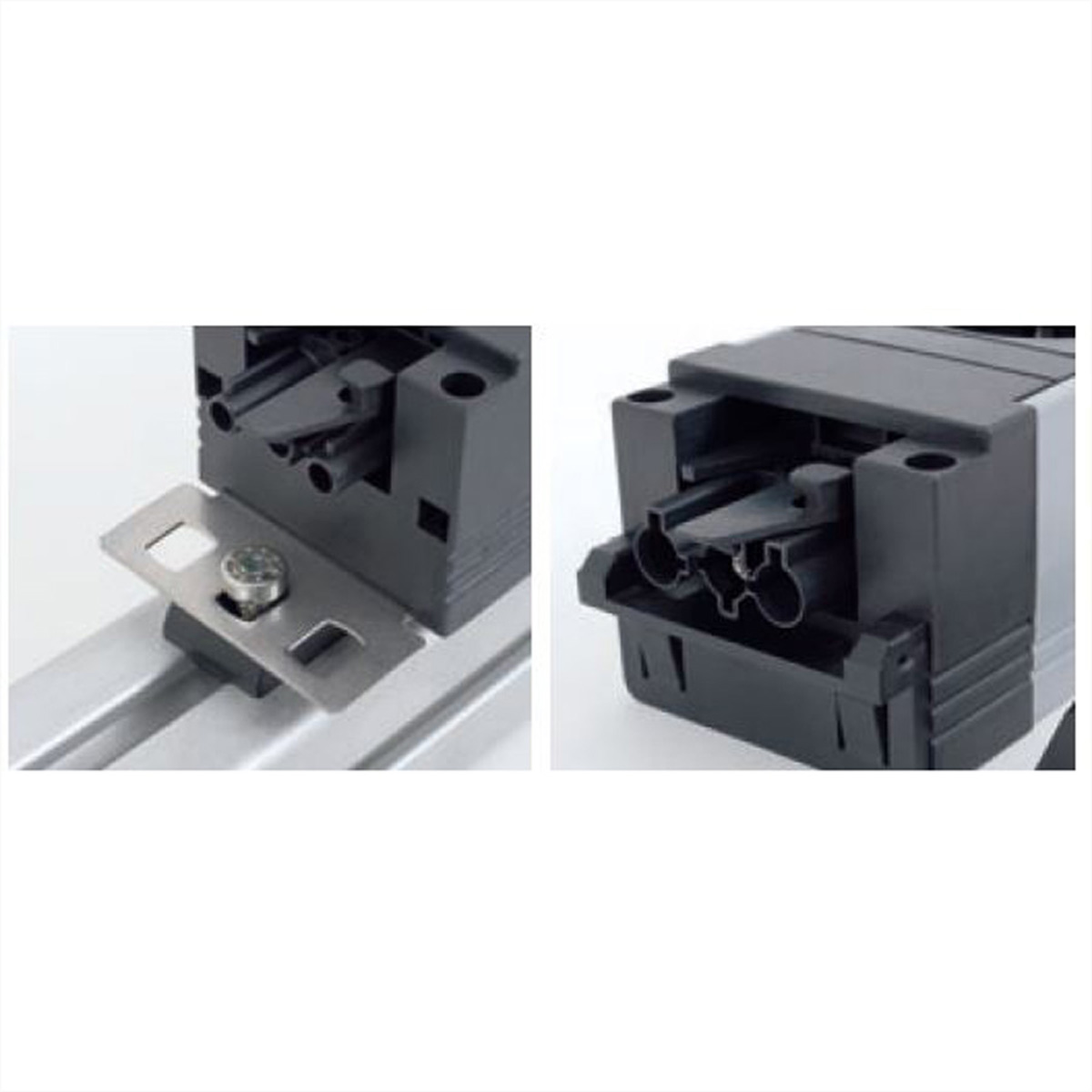 BACHMANN STEP BASE Schutzkontakt, 5x CEE7/3, schwarz