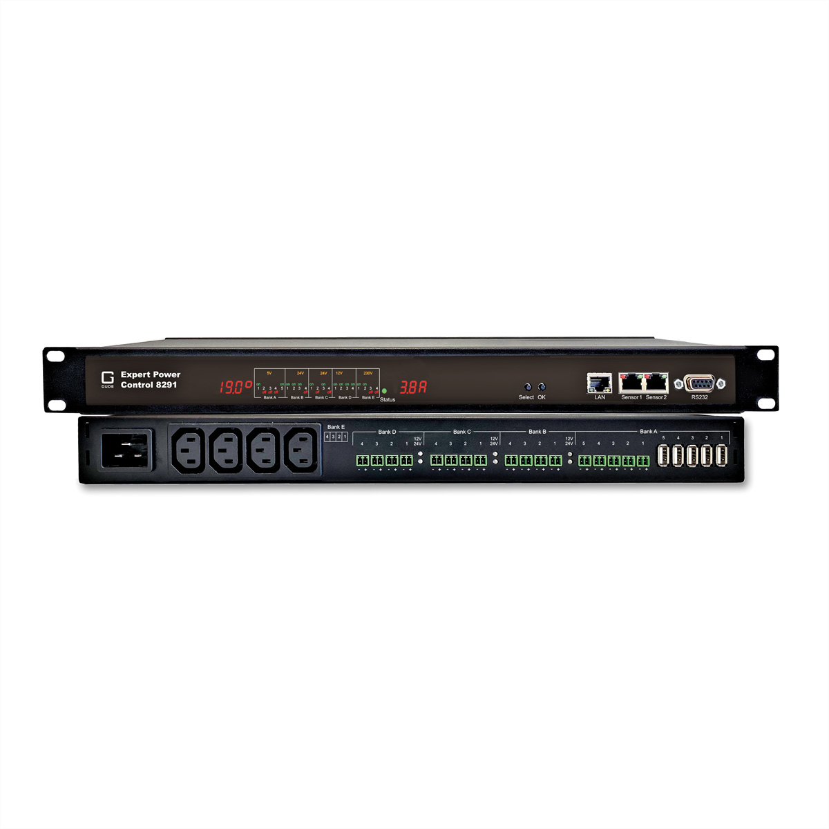 GUDE 8291-1 EPC AC/DC-Switch 21 Port