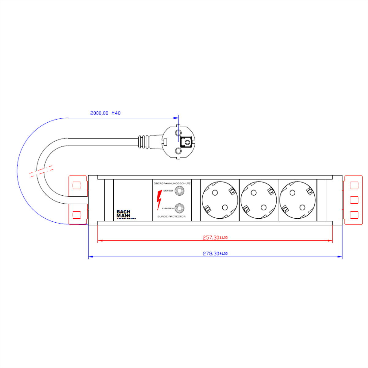 BACHMANN CONNECT LINE 3xCEE7/3 420.0069 1xÜSS