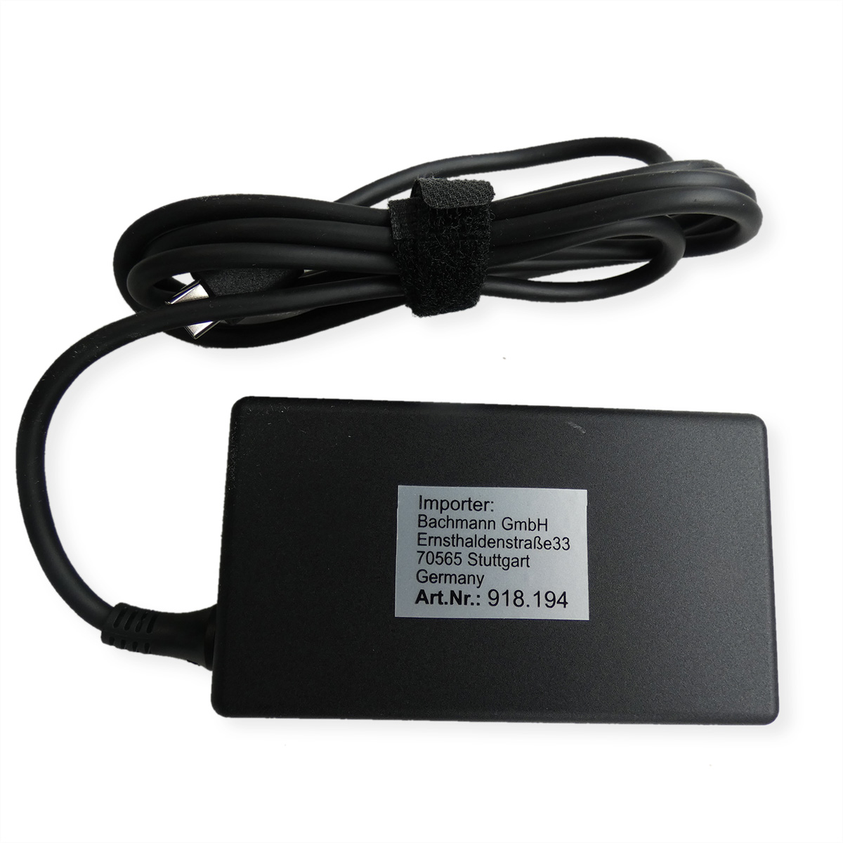 BACHMANN Charger Adapter 65W AC USB Type C, BACHMANN 918.194 (BILD2)