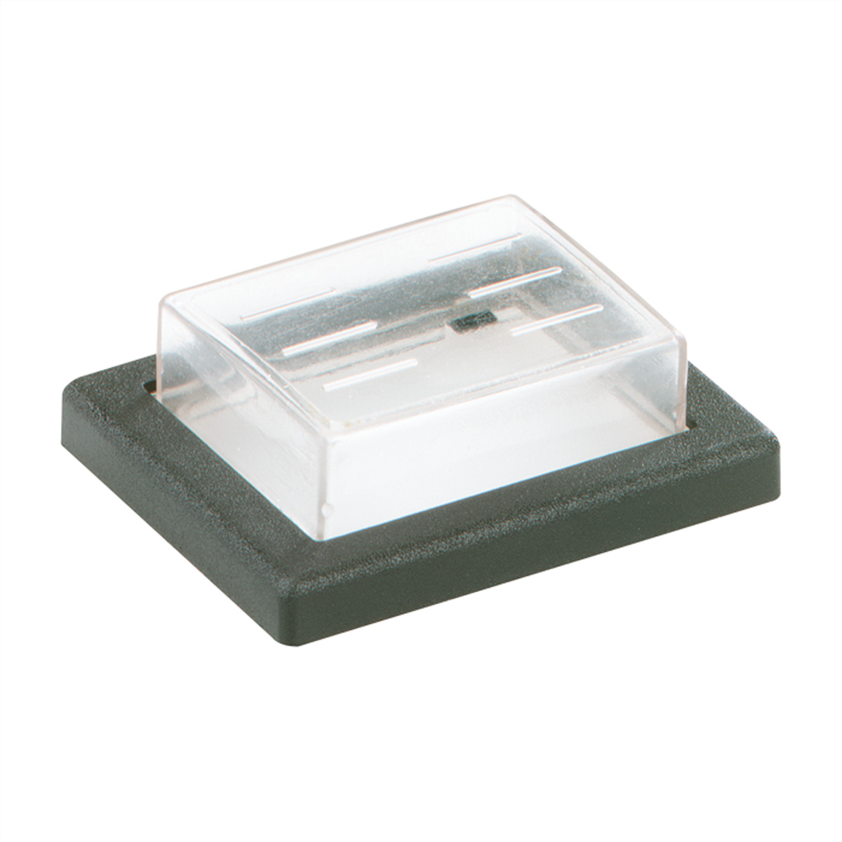 BACHMANN PVC-Kappen und Rahmen, Serie 2 2, für 2polig, klar/s