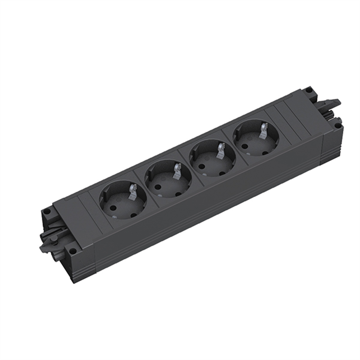 BACHMANN STEP BASE 4xCEE7/3 GST18, schwarz BACHMANN STEP BASE 4xCEE7/3 GST18, schwarz