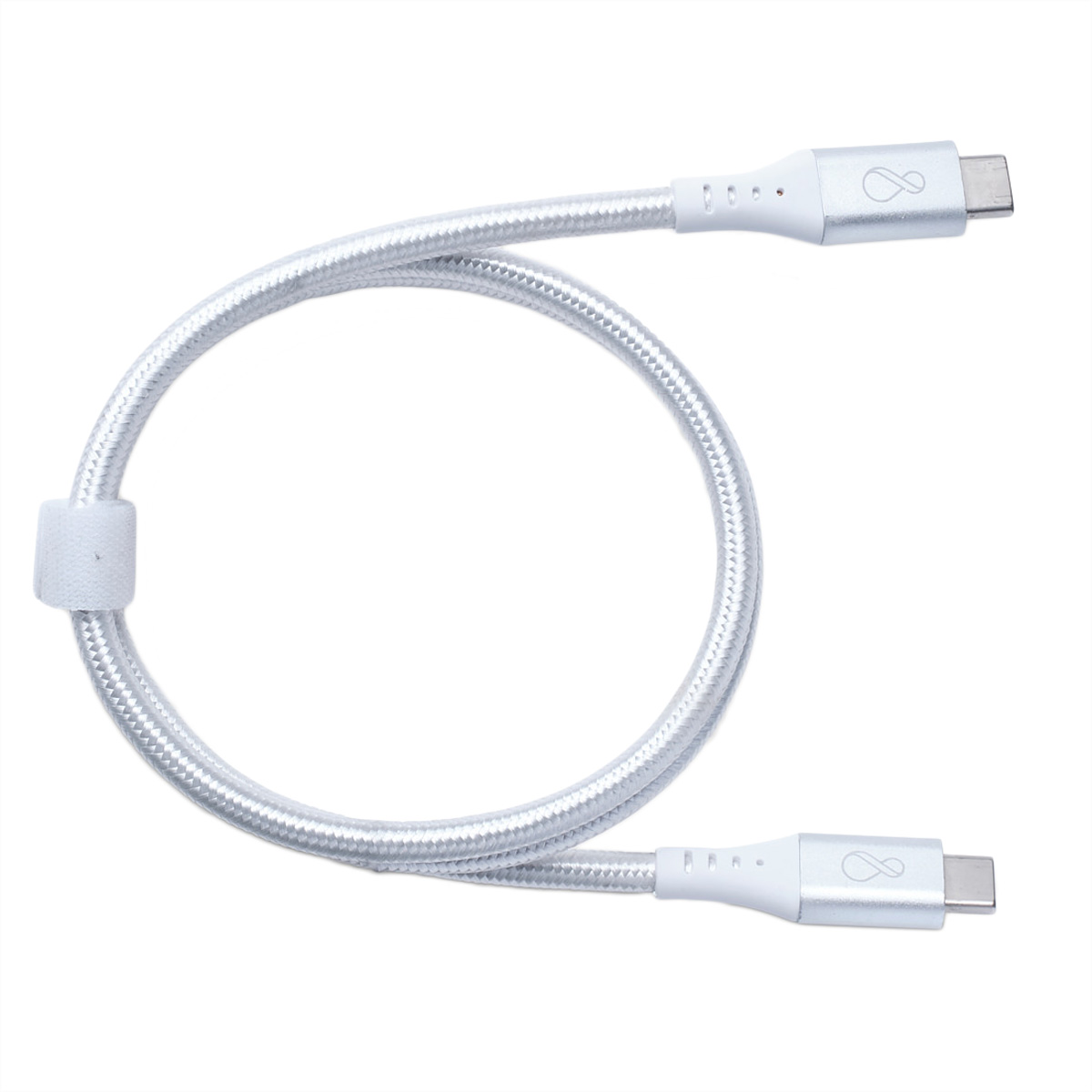 BACHMANN Ochno USB-C Kabel gerade 0,7m silber