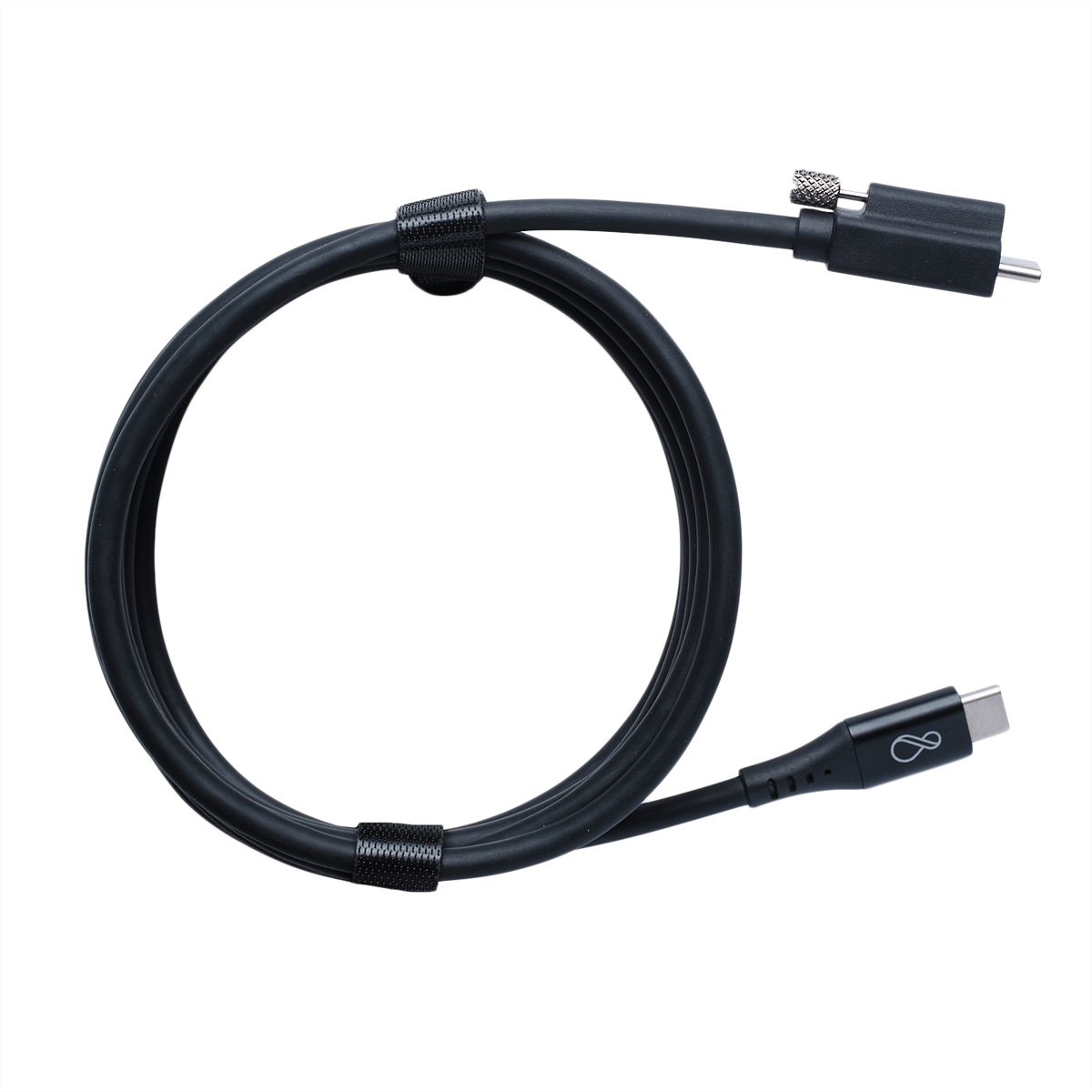 BACHMANN Ochno USB-C Kabel mit Schraube 2,0m schwarz BACHMANN Ochno USB-C Kabel mit Schraube 2,0m schwarz