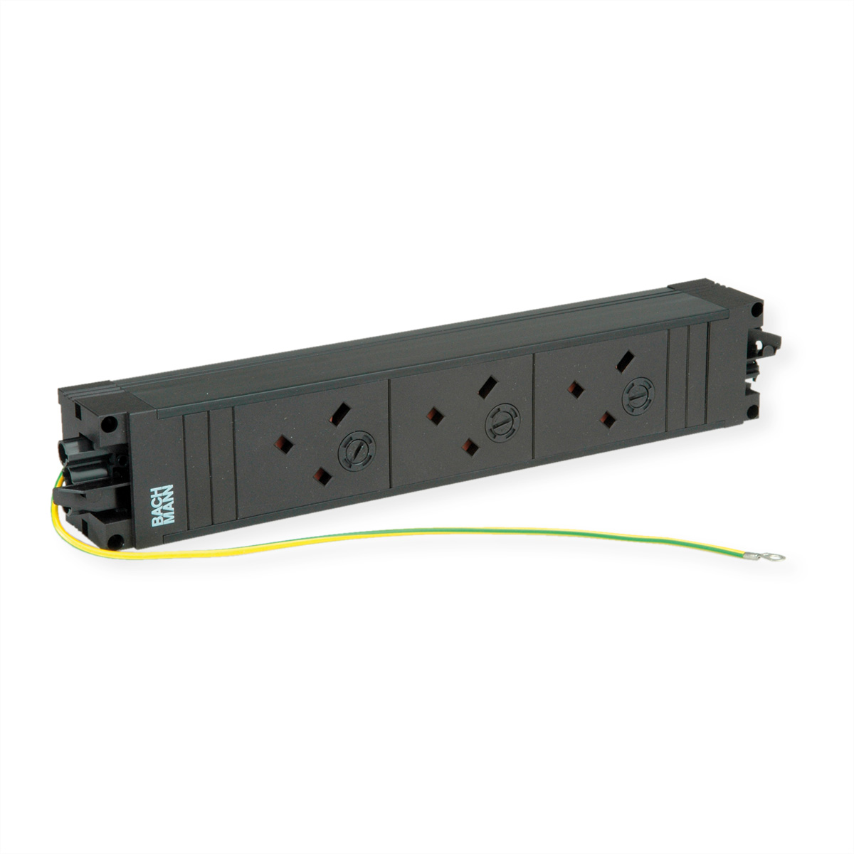 BACHMANN STEP BASE 3xUK 45° GST18 inkl. Erdung, schwarz BACHMANN STEP BASE 3xUK 45° GST18 inkl. Erdung, schwarz