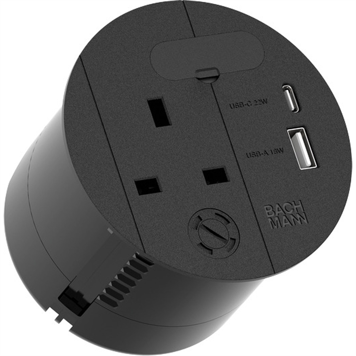 BACHMANN LOOP IN CHARGE UK USB A/C22W, 0,2m GST18i Durchführung Einbau-Anschlussfelder LOOP IN CHARGE
