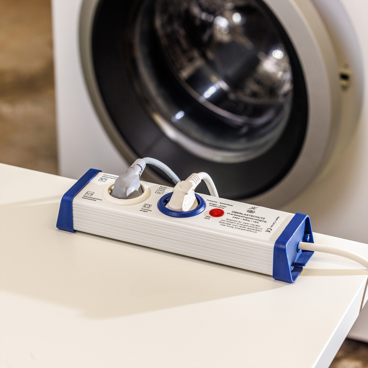 BACHMANN Überlastschutz-Steckdosenleiste, 2-fach