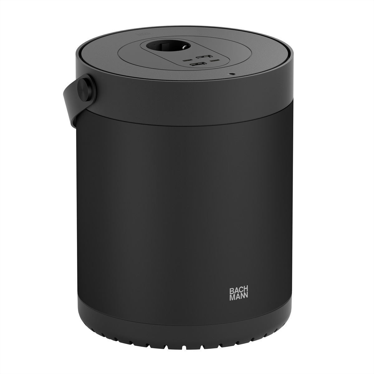 BACHMANN MOV:E POWER UNIT 1xCEE7/3 2x Charger USB-A/C, 220W, mit Security Lock Adapter, schwarz BACHMANN MOV:E POWER UNIT 1xCEE7/3 2x Charger USB-A/C, 220W, mit Security Lock Adapter, schwarz