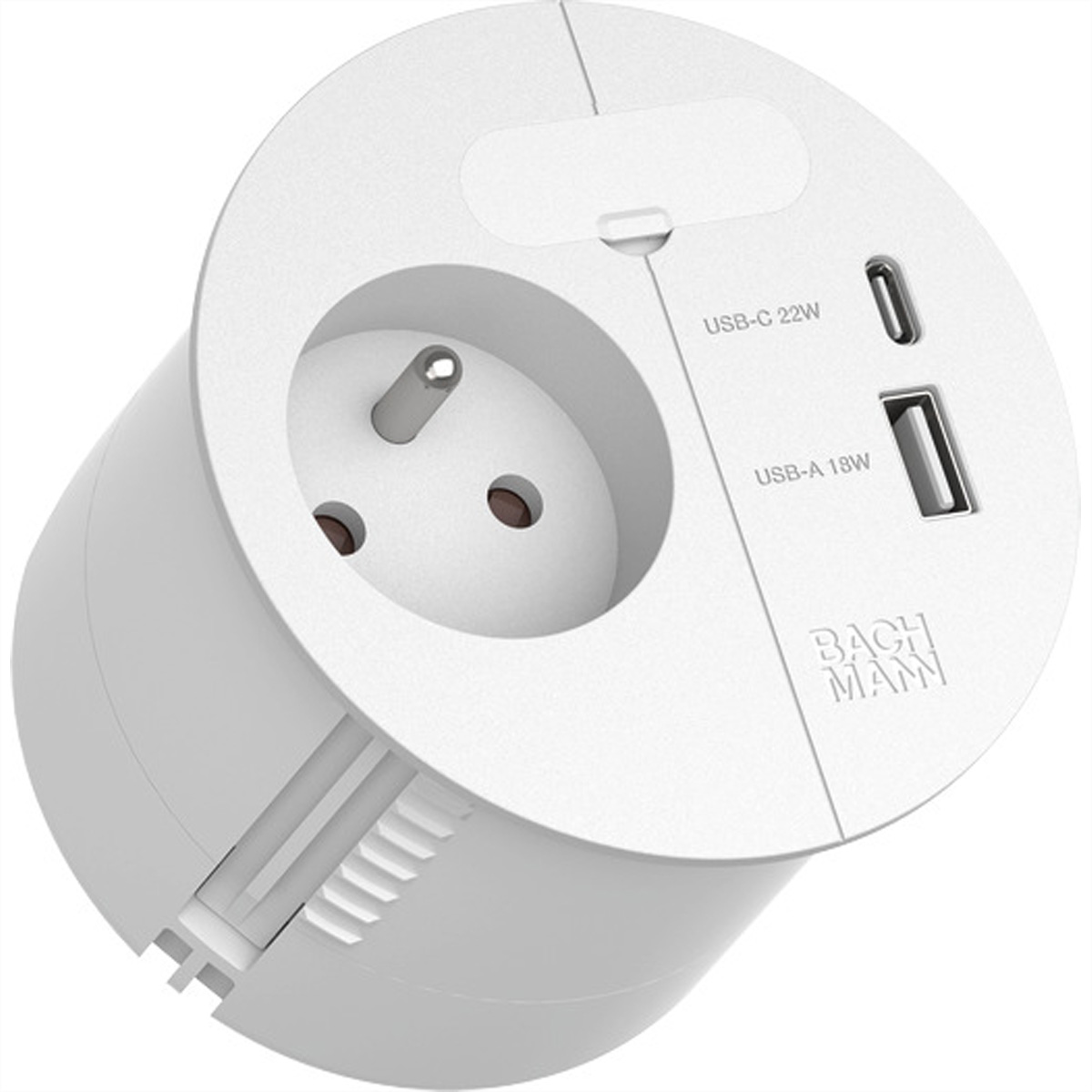 BACHMANN LOOP IN CHARGE 1xUTE  ws, 1xUSB A/C 22W 1xKBD 2,0m CEE7/7