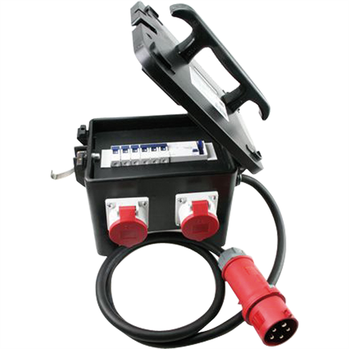 BACHMANN Vollgummiverteiler 32A 3Ph, 1x16A 5p400V, 1x32A 5p400V Stromverteiler