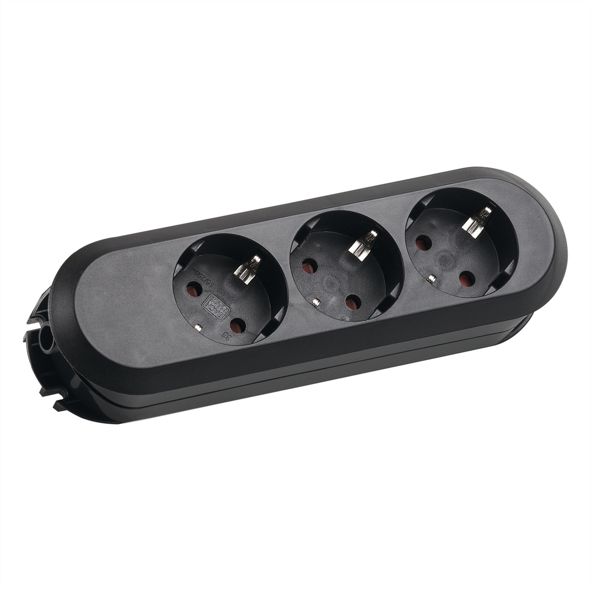 BACHMANN SMART Steckdosenleiste 3xCEE7/3 schwarz, ohne Zuleitung