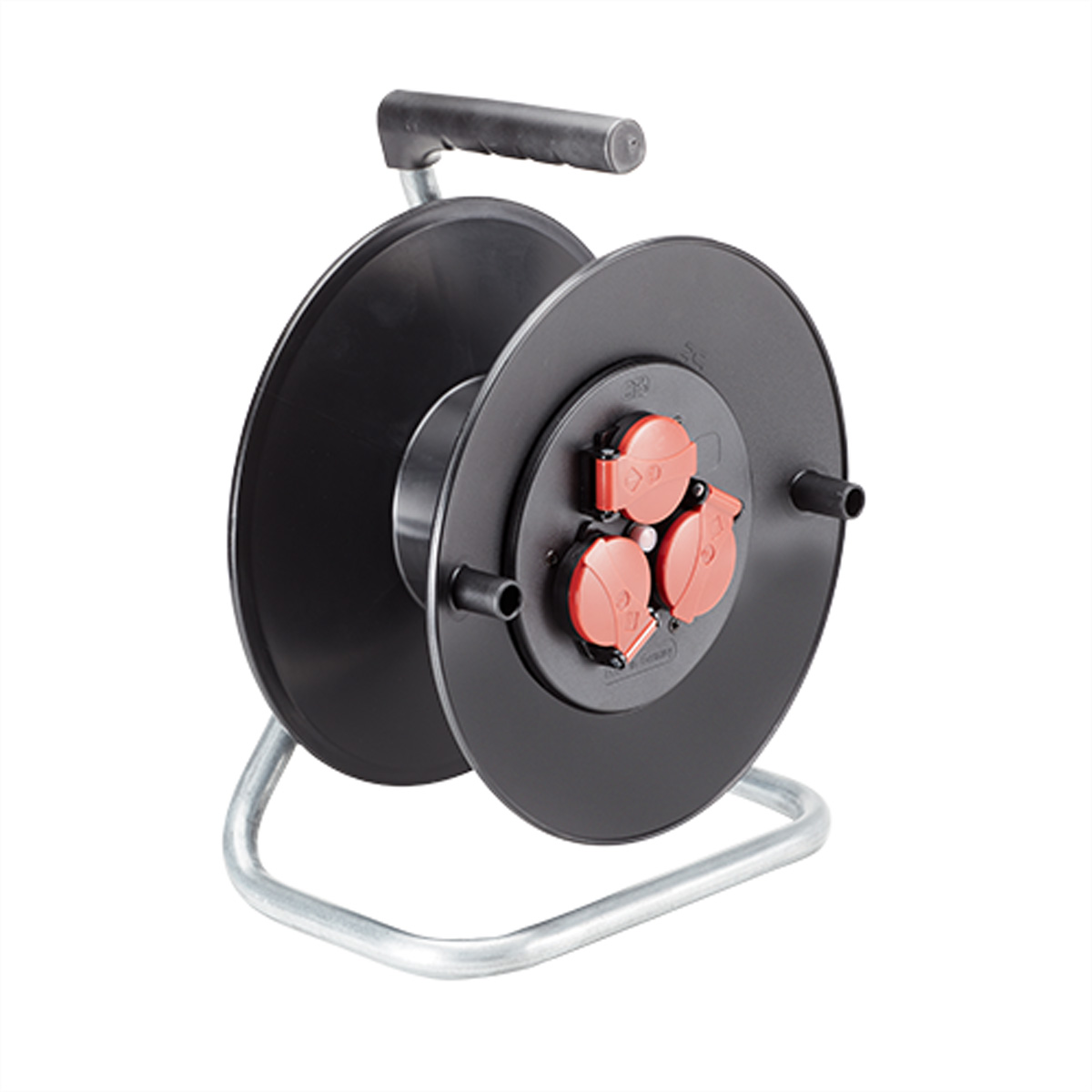 BACHMANN Kunststoff Kabeltrommel 3-fach, ohne Kabel, IP44 Kabeltrommel