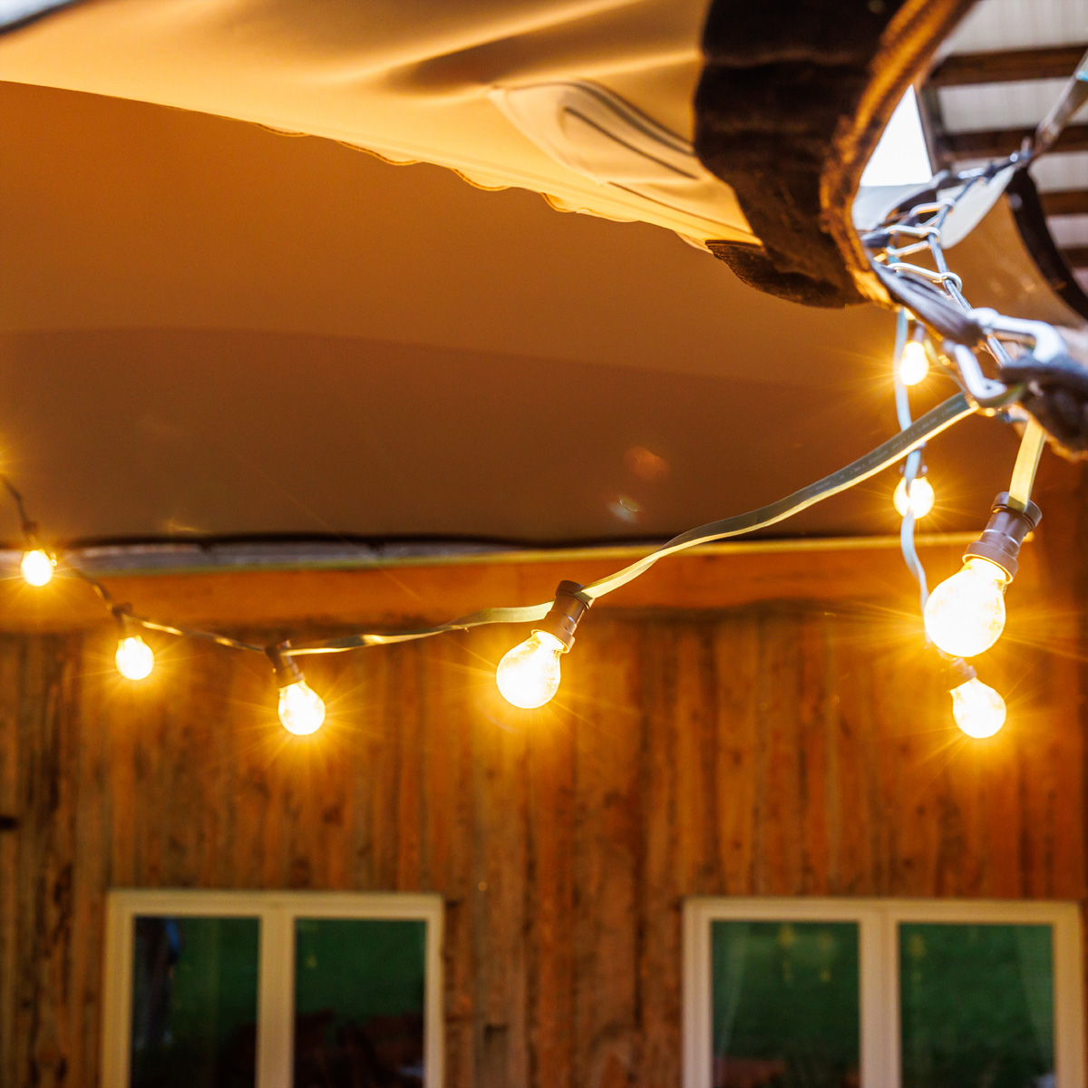 BACHMANN Lichterkette, 10 Fassungen, 10 m