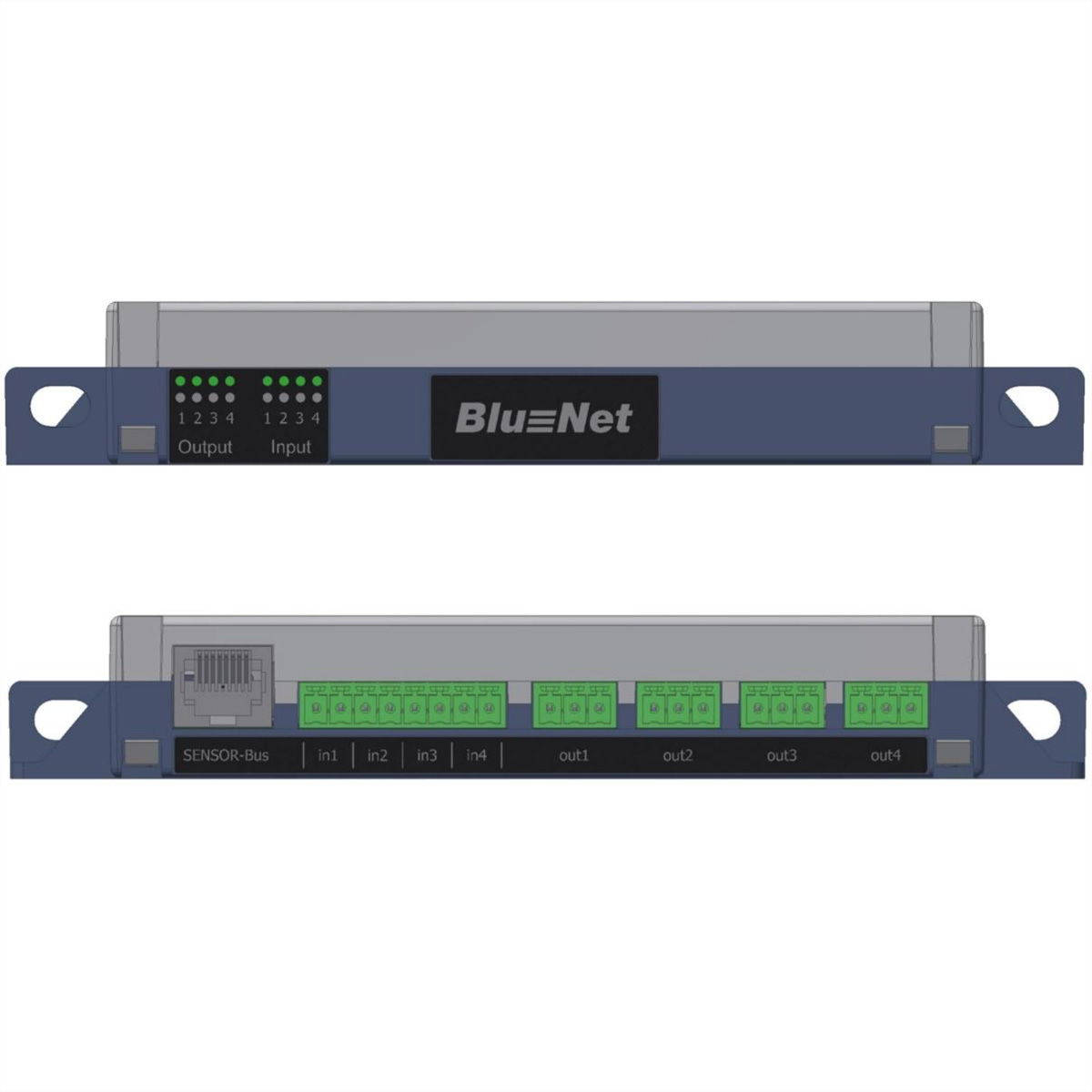 BACHMANN BlueNet GPIO Modul 4x Eingang/4x Relais-Ausgang