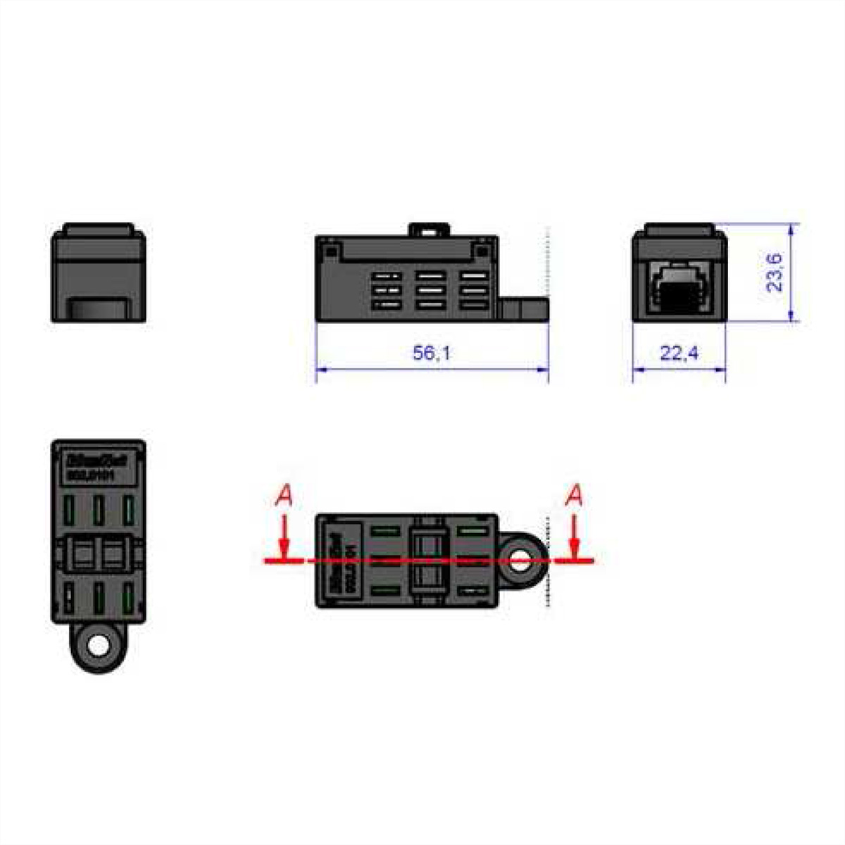 BACHMANN BlueNet 2 Temp. &, Luftfeuchtigk, Sensor 2m 802.0102 (BILD2)