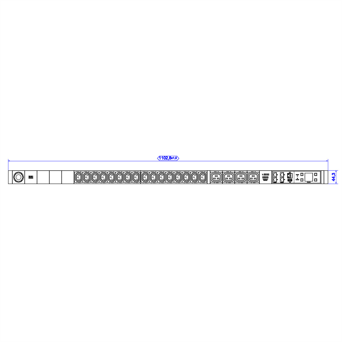 BACHMANN BN3000 RCM 16xC13 4xC19, Messung p.Ph.3mH05VV-F 802.3055 (BILD2)