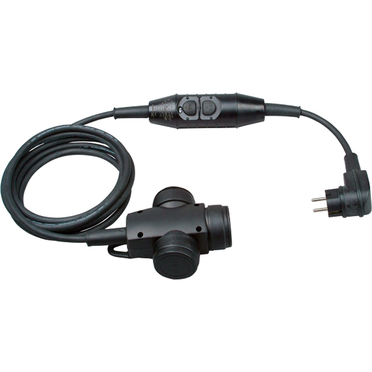 BACHMANN PRCD-S Lg: 3,15m 230V 16A 30mA, Schutzkontaktverlängerung H07RN-F 3G1,5mm Facility Systeme