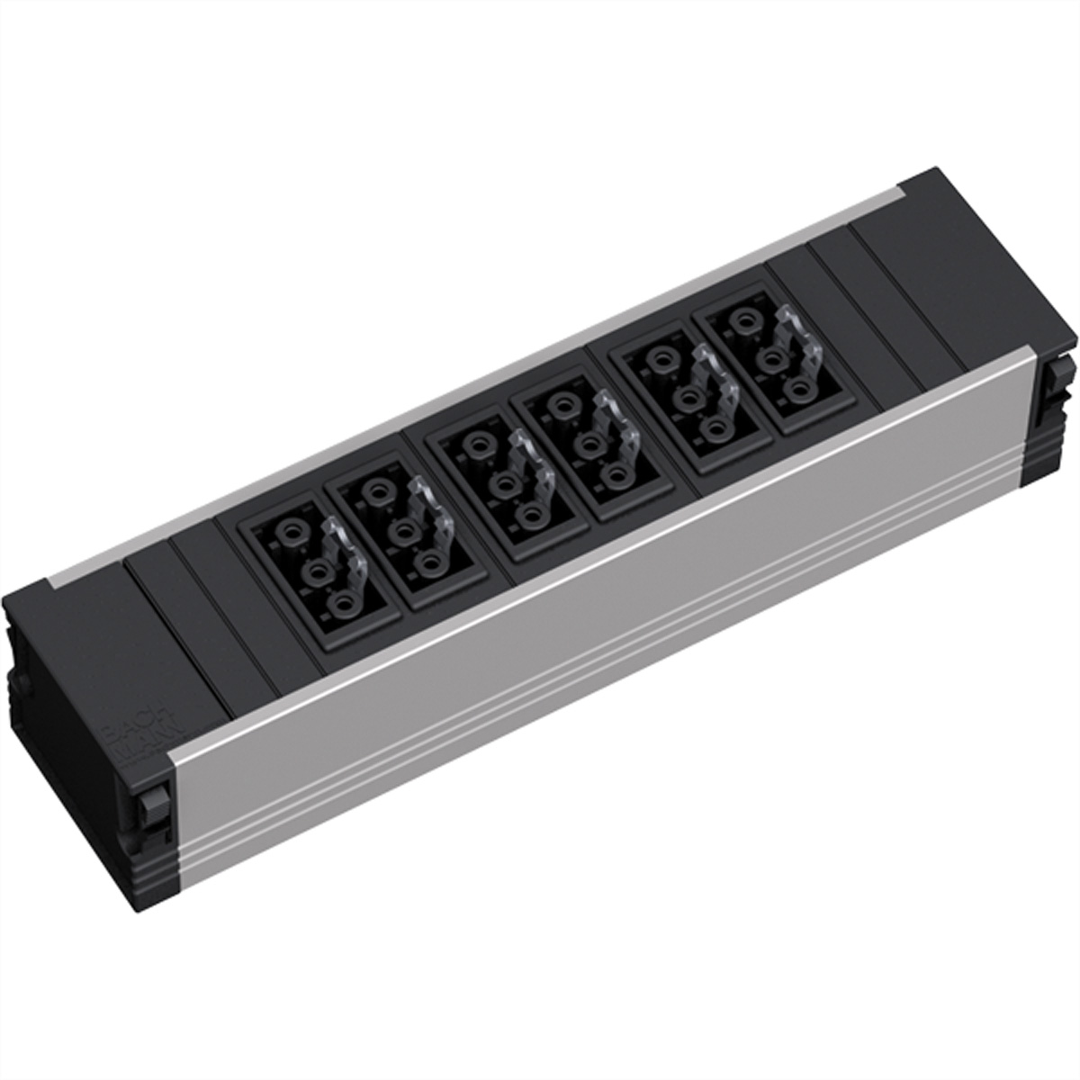 BACHMANN Consolidation Point 6xGST18, schwarz Strom GST18 Stromversorgung