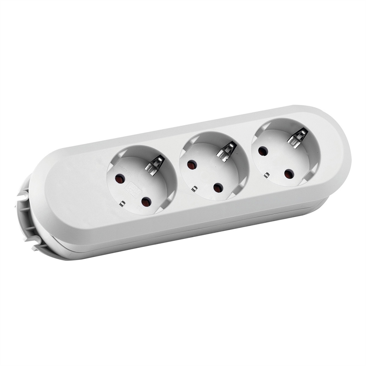 BACHMANN SMART Steckdosenleiste 3xCEE7/3 weiß, ohne Zuleitung