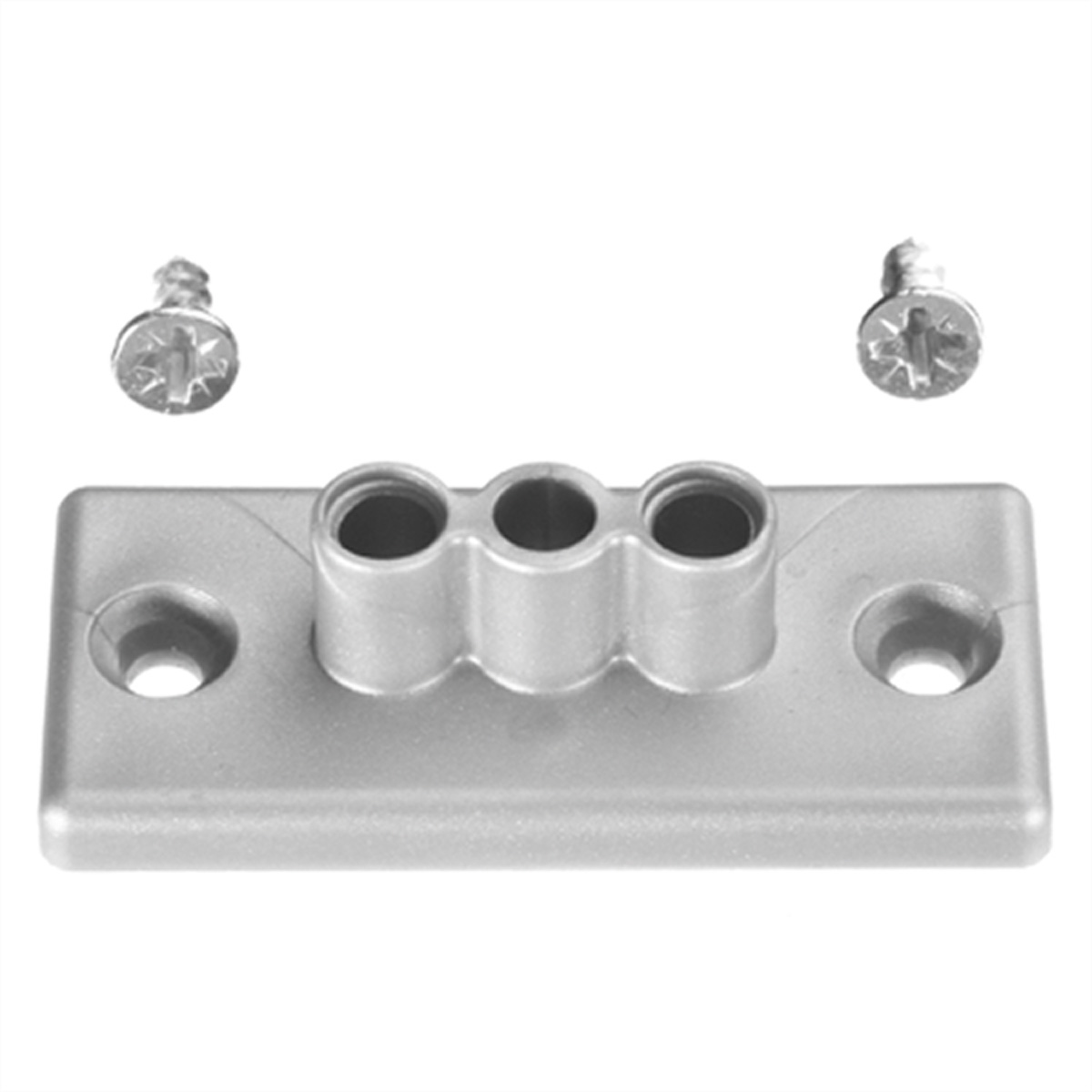 BACHMANN Easy-Desk-2B silber Kabelführungssystem