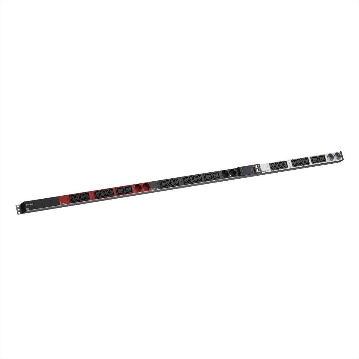BACHMANN BN ESSENTIAL Metered 24xC13, 6xC19 6xCEE7/3 3,0m CEE 16/5p IP Steckdosenleiste