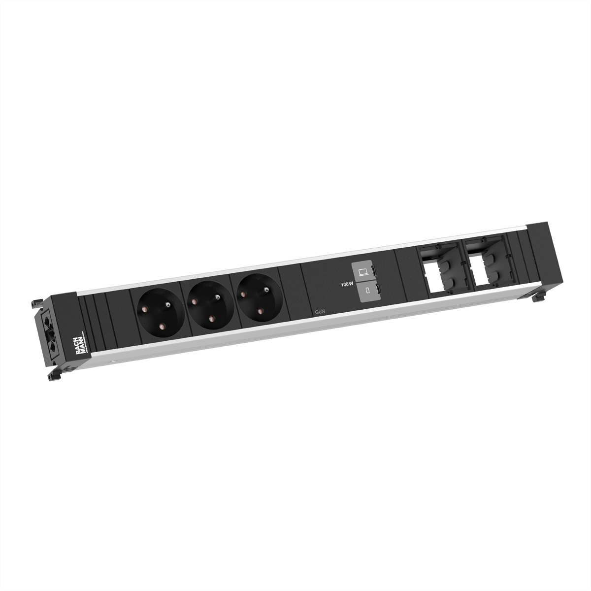 BACHMANN CONFERENCEF XL 3xUTE, 1xUSB C/C 100W 2xCM Einbau-Anschlussfelder CONFERENCE