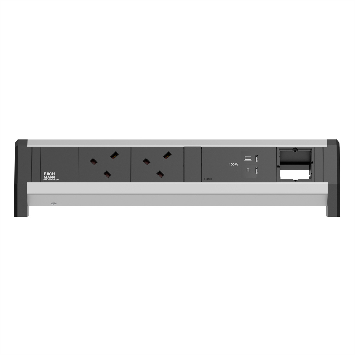 BACHMANN DESK 2xUK 45° 3,15A 1xUSBC/C, 1xCM