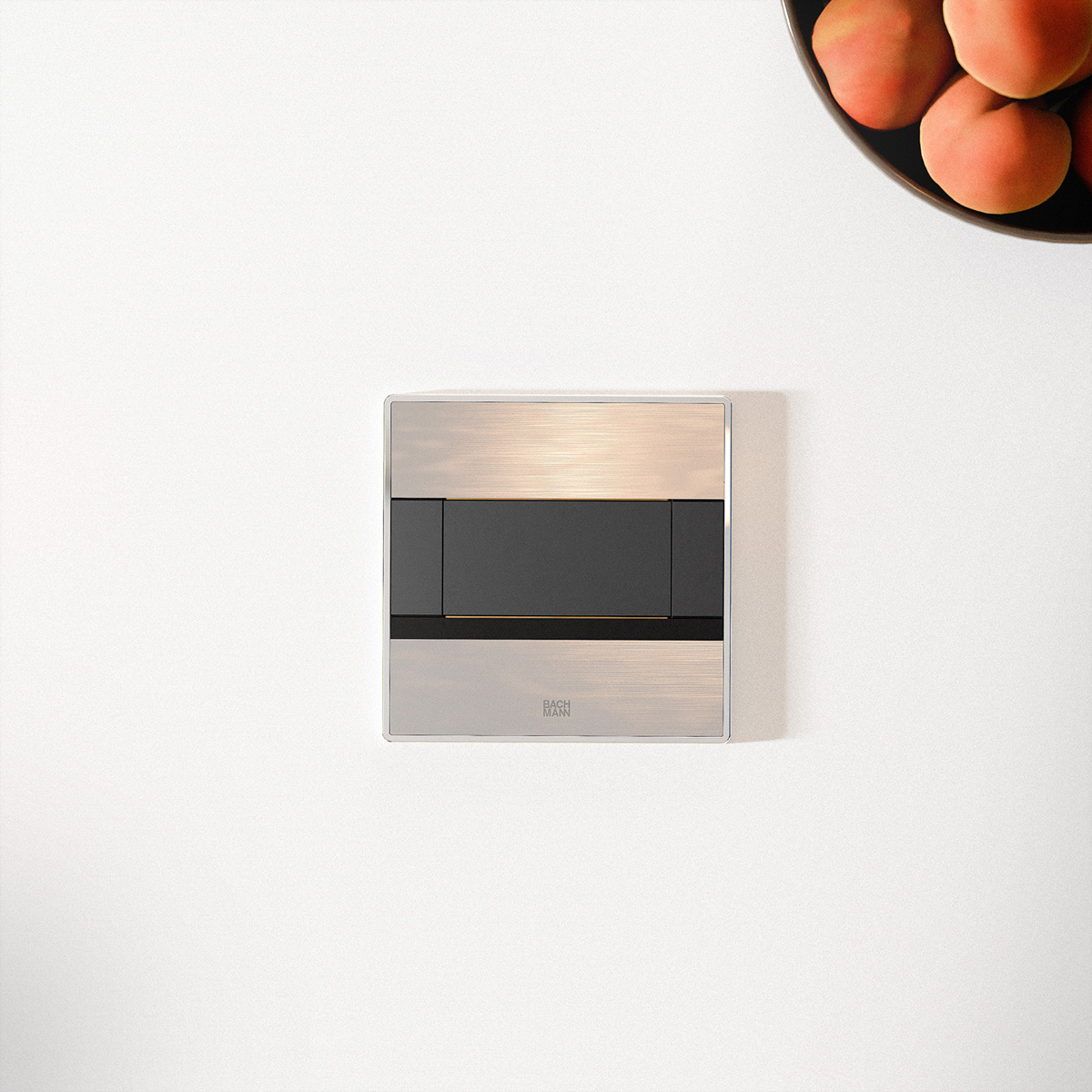 BACHMANN SENSE Edelstahl-Optik 2xUTE, L=2,0m AEH