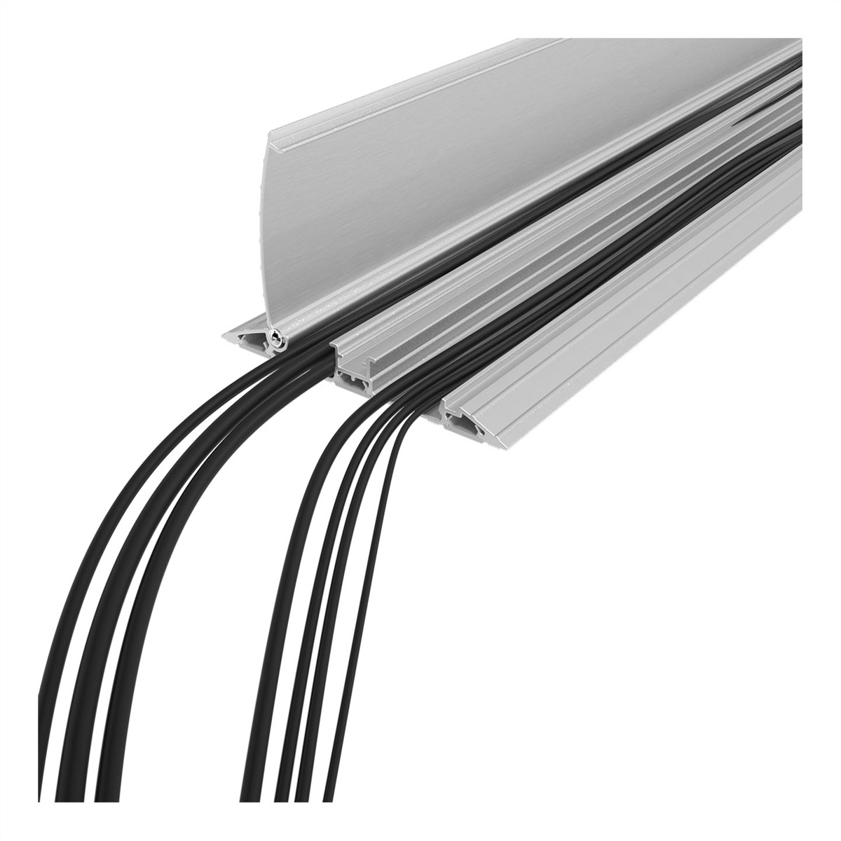 DATAFLEX Addit Kabelschutz, gerade 452, silberfarben, 31.452 (BILD2)
