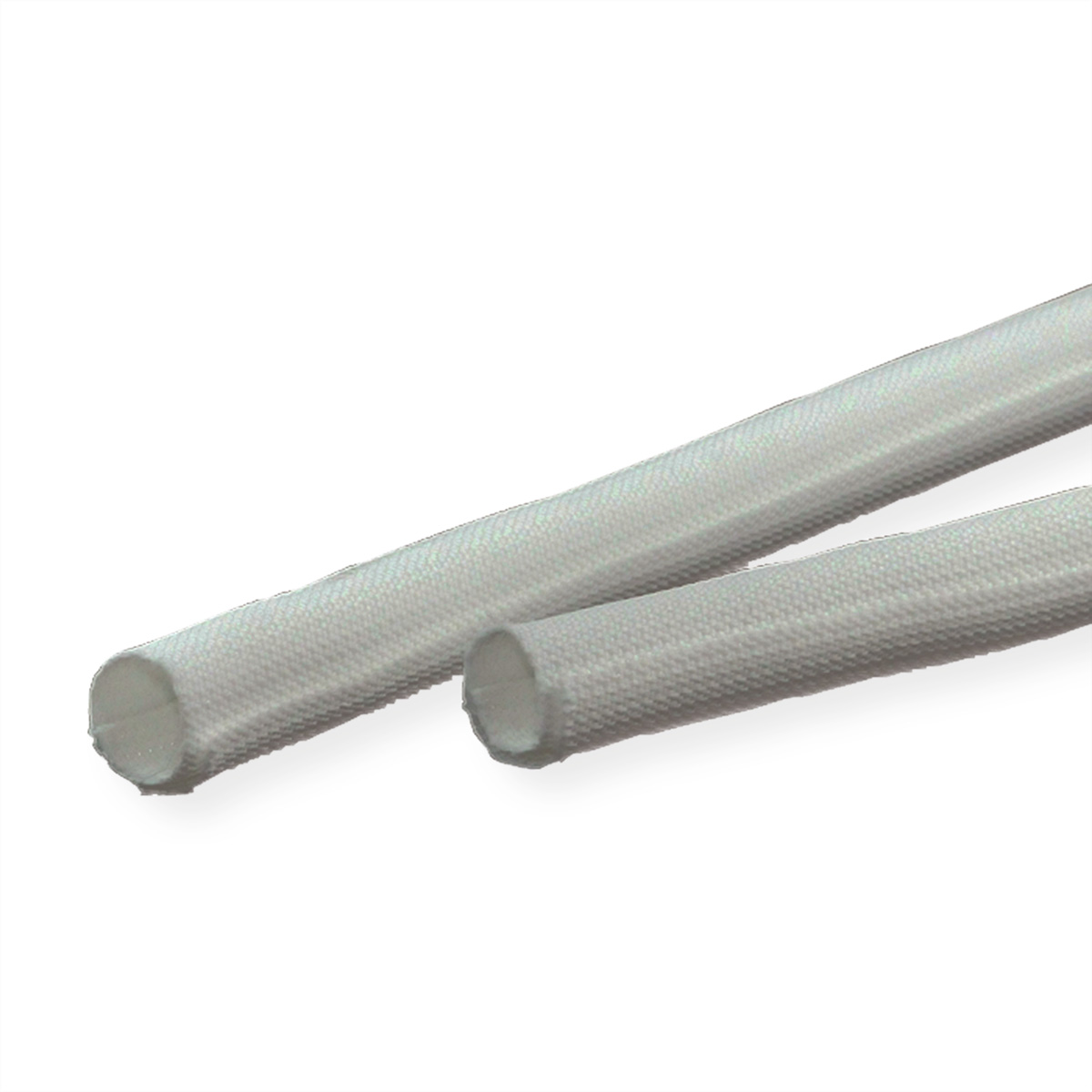 VALUE Gewebeschlauch SNAP für Kabelbündelung, grau, 2,5 m