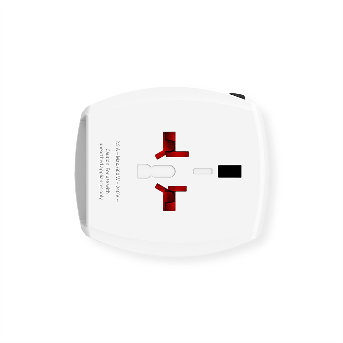 Skross MUV USB 2xA Universal 2-poliger Reiseadapter, Weltweit Skross MUV USB 2xA Universal 2-poliger Reiseadapter, Weltweit