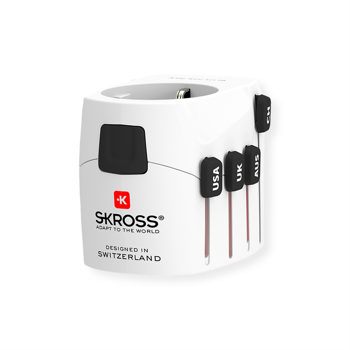 Skross PRO World &, USB Universal Reiseadapter, Weltweit Skross PRO World &, USB Universal Reiseadapter, Weltweit