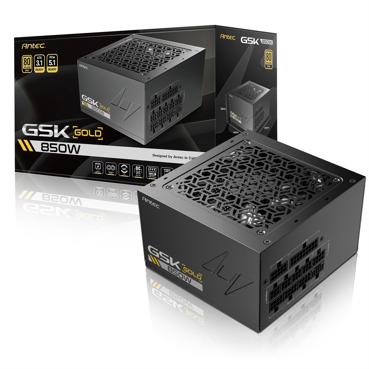 ANTEC GSK850 ATX3.1 Netzteil 850W